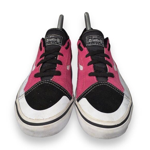 Vans TNT Advanced Prototype Skate Sneakers Pink / Black / White Youth 5 - Picture 3 of 12
